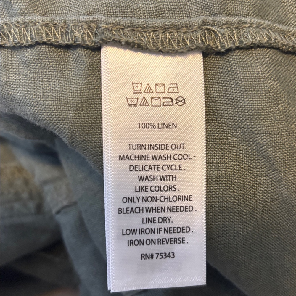 Jones & Co olive green linen jacket size medium - Picture 7 of 7